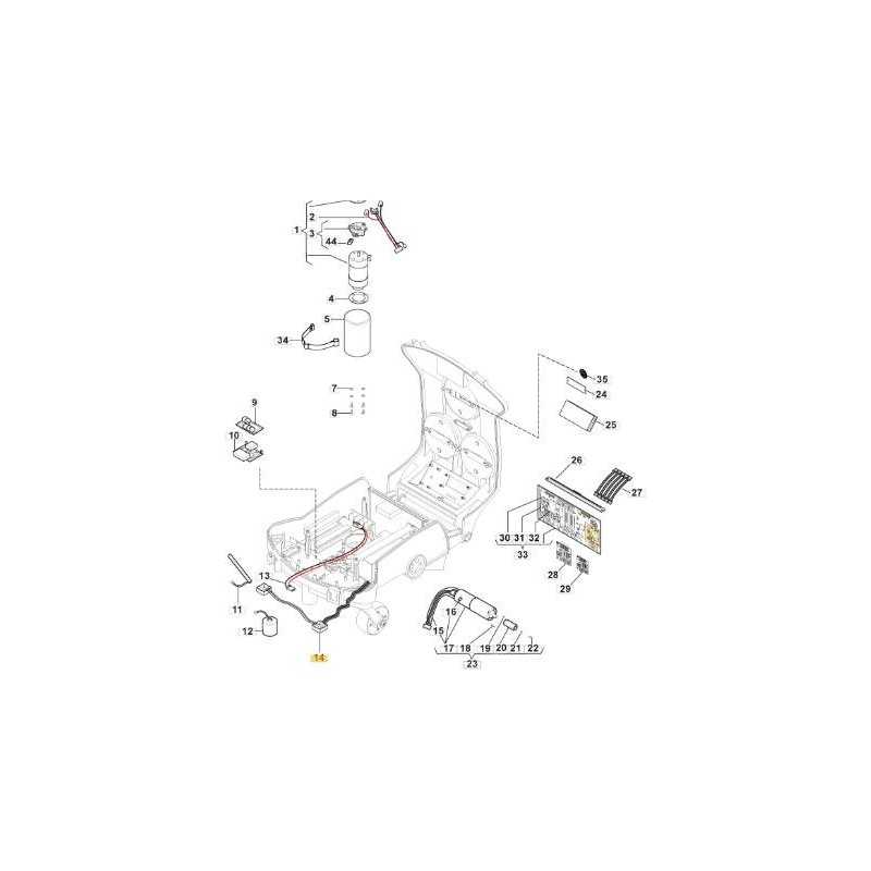 HEBEKARTE (L200L - L300 V15) ORIGINAL STIGA - 112600142/0