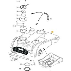OBERKÖRPER (L300 V2015) ORIGINAL STIGA - 112600131/0