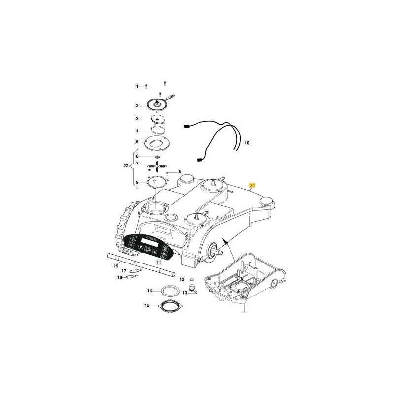 SCOCCA SUPERIORE (L300 V2015) ORIGINALE STIGA - 112600131/0