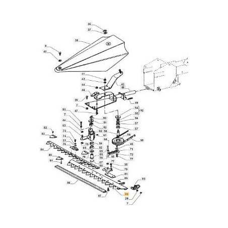 SICKLE BAR SET 87 cm ORIGINAL STIGA - 1483-2342-01 | NewgardenParts.com