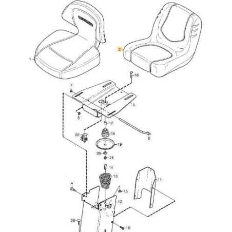 ORIGINAL STIGA CASTELGARDEN SEAT - 1134-5534-01 | NewgardenParts.com