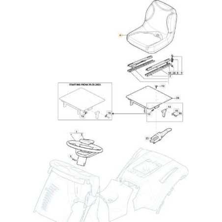 SELLE MOUNTFIELD CZ TC/HE ORIGINAL STIGA - 125722482/0 | NewgardenParts.com