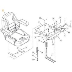 ORIGINAL STIGA SITZ – 118830787/0