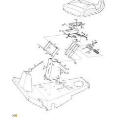 ORIGINAL STIGA SEAT - 1134-2541-01