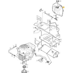 12 L ORIGINAL STIGA FUEL TANK - 1134-5938-01 | NewgardenParts.com