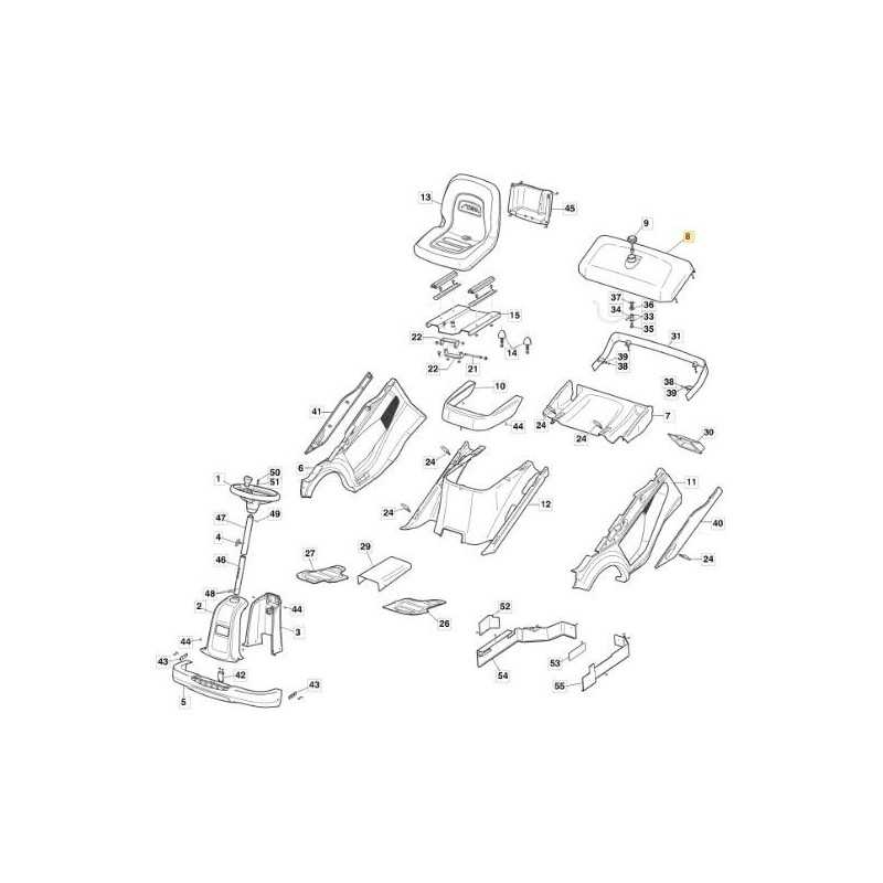DEPOSITO COMBUSTIBLE GTR (rotomold.) GRIS ORIGINAL STIGA - 337735113/0