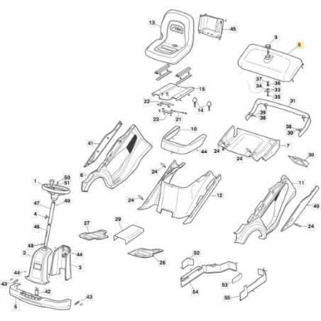 KRAFTSTOFFTANK GTR (rotomold.) GRAU ORIGINAL STIGA - 337735113/0 | NewgardenParts.com