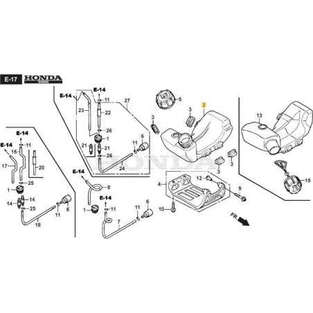 RÉSERVOIR DE CARBURANT ORIGINAL STIGA - 118552048/0 | NewgardenParts.com