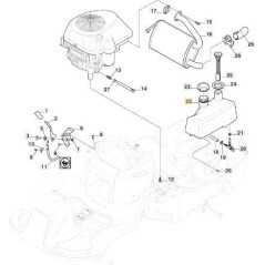 KRAFTSTOFFTANK (ST450) PARK 220 ORIGINAL STIGA - 337735116/0 | NewgardenParts.com