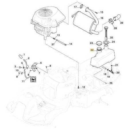 KRAFTSTOFFTANK (ST450) PARK 220 ORIGINAL STIGA - 337735116/0 | NewgardenParts.com