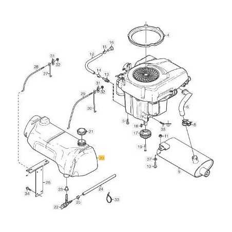 ORIGINAL STIGA Rasentraktor Kraftstofftank 1134-5644-01