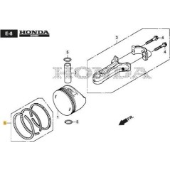ORIGINAL STIGA PISTON RINGS KIT - 118551768/0 | NewgardenParts.com