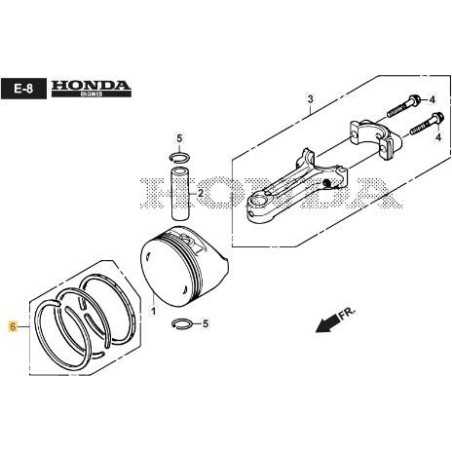 ORIGINAL STIGA PISTON RINGS KIT - 118551768/0 | NewgardenParts.com