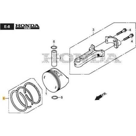 ORIGINAL STIGA PISTON RINGS KIT - 118551767/0 | NewgardenParts.com