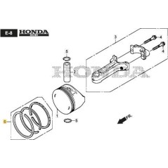 ORIGINAL STIGA KOLBENRINGSATZ – 118551766/0