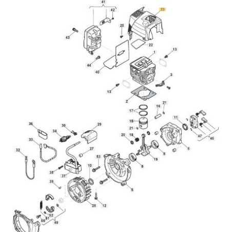 SHROUD-ORIGINAL STIGA ENGINE - 118801882/0 | NewgardenParts.com