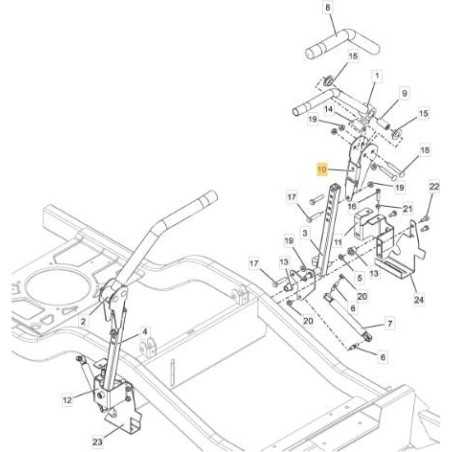 ORIGINAL STIGA GRIFFEINSTELLHALTERUNG – 118830818/0 | NewgardenParts.com