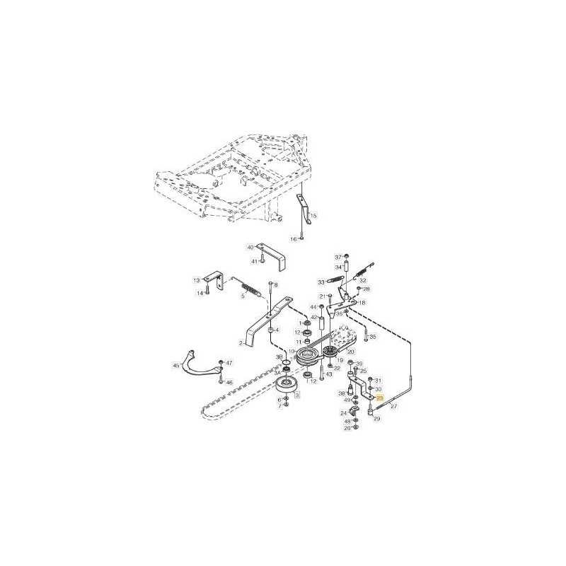 SUPPORT DE POULIE ORIGINAL STIGA - 1134-4111-01