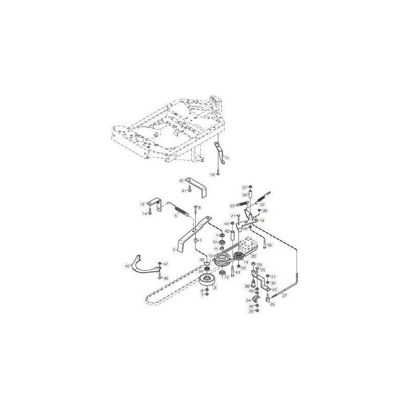 SUPPORT SUPÉRIEUR GALOP.TRACTION PARK ORIGINAL STIGA - 1134-2018-02