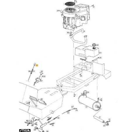 STARTER PARK (-1999) ORIGINAL STIGA - 1134-2872-01 | NewgardenParts.com