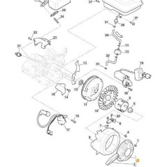 GRUPPO AVVIAMENTO,RECOIL ORIGINALE STIGA - 118551324/0 | NewgardenParts.com