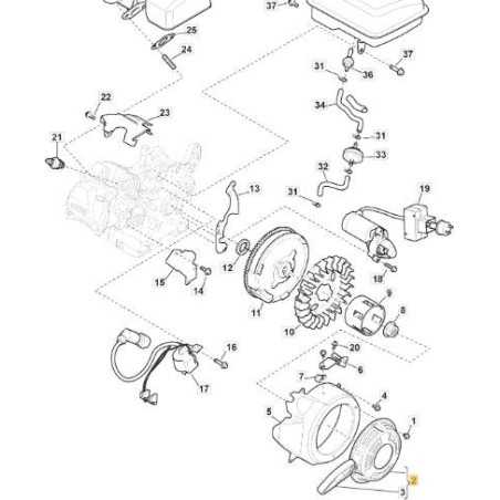 STARTING UNIT, ORIGINAL STIGA RECOIL - 118551324/0 | NewgardenParts.com
