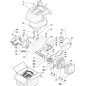 ORIGINAL STIGA STARTING SUB-ASSEMBLY - 118550909/0