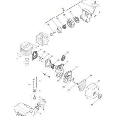 ORIGINAL STIGA SELBSTRÜCKZUGSTARTER – 118801878/0