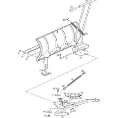 BARRA RASCHIANTE IN ACCIAIO ORIGINALE STIGA - 1319-0651-01 | NewgardenParts.com