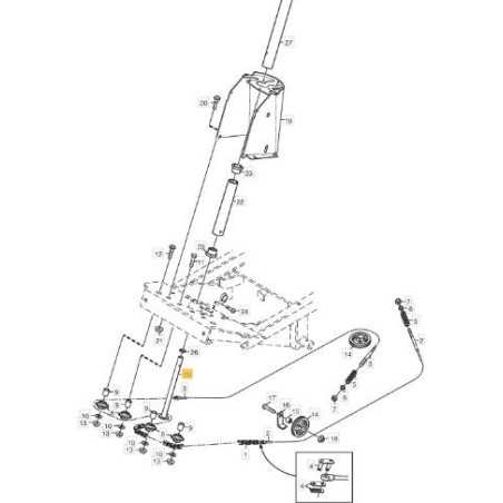 ASTA STERZO ORIGINALE STIGA - 1134-2821-03 | NewgardenParts.com