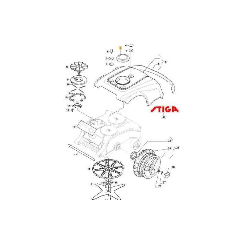 NOT-AUS (L200L - L300 V15) ORIGINAL STIGA - 112600140/0