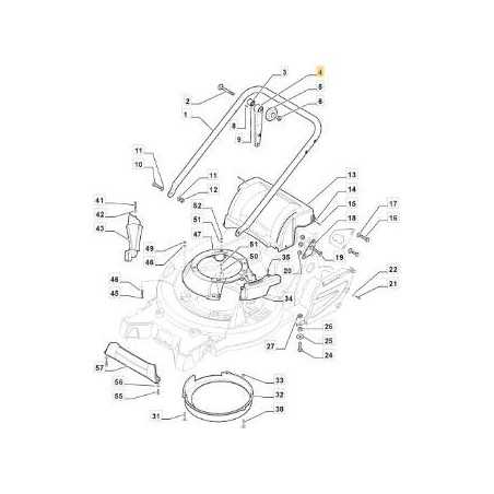 ANTI-VIBRATION SUPPORT LOWER HANDLE RSB GABY ORIGINAL STIGA - 322785285/0 | NewgardenParts.com