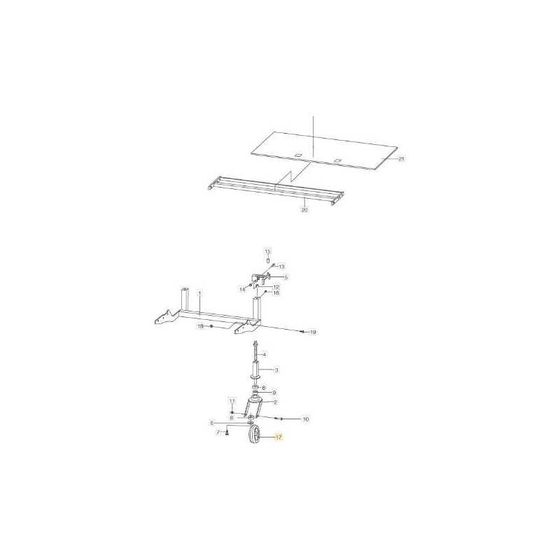SUPPORT DE ROUE ORIGINAL STIGA - 1319-2026-01