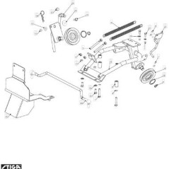 SUPPORT DROIT ORIGINAL STIGA - 1319-1912-01 | NewgardenParts.com