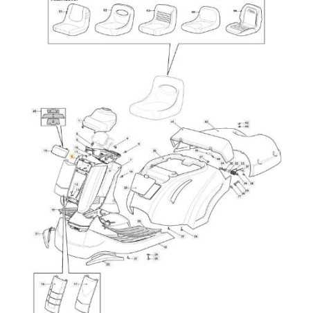 FRONT DASHBOARD SUPPORT F72 FL BLACK 901510 ORIGINAL STIGA - 327787081/0 | NewgardenParts.com