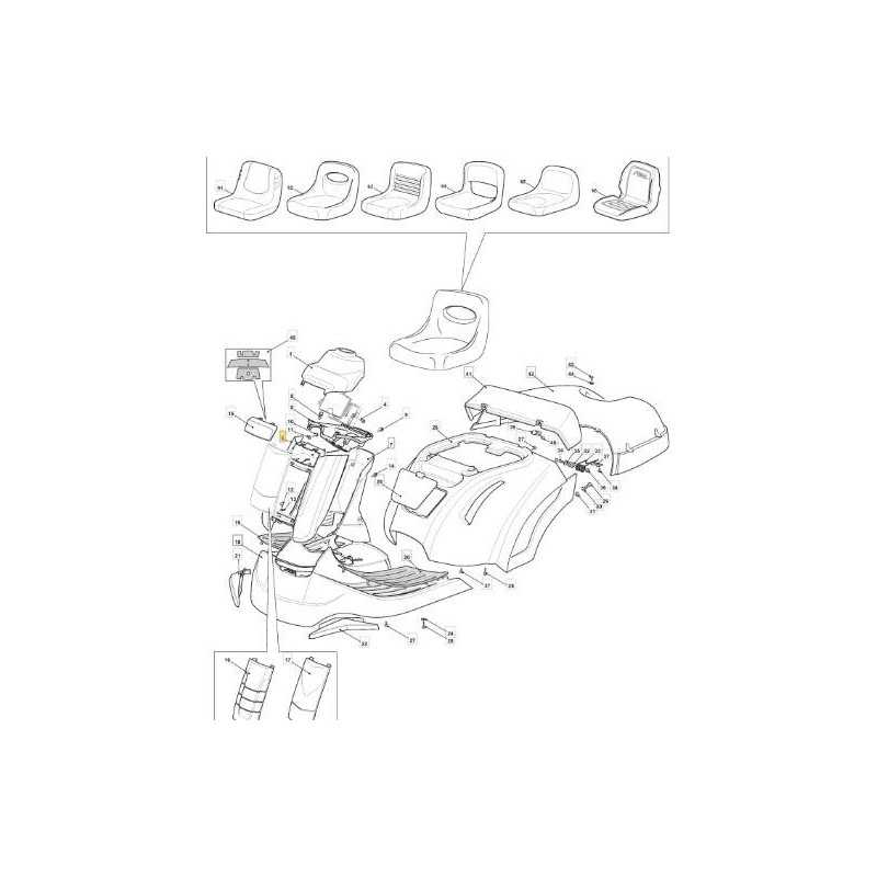 SUPPORT TABLEAU DE BORD AVANT F72FL VERT 60123L ORIGINE STIGA - 327787114/0