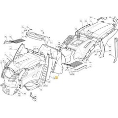 GRAY DASHBOARD SUPPORT 701785 TCX 05/06 ORIGINAL STIGA - 325785228/1 | NewgardenParts.com