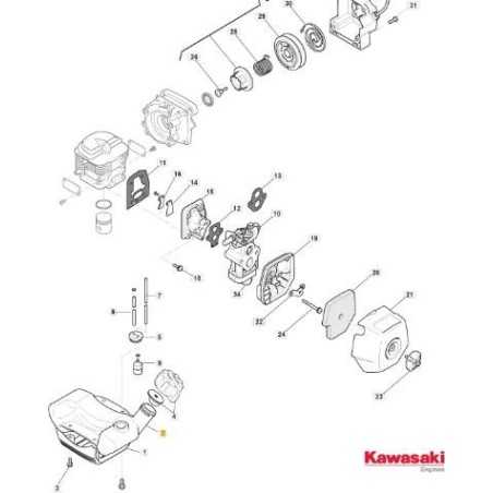 RÉSERVOIR DE CARBURANT ORIGINAL STIGA COMP - 118801892/0 | NewgardenParts.com