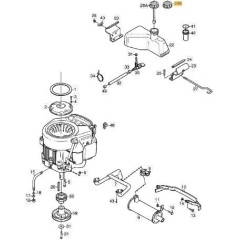 TAPPO SERBATOIO BENZINA ORIGINALE STIGA - 1134-4063-01