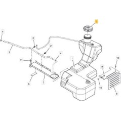ORIGINAL STIGA-TANKDECKEL – 118830767/0 | NewgardenParts.com