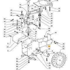 KIT CADRE JAUNE ORIGINAL STIGA - 118800503/0 | NewgardenParts.com