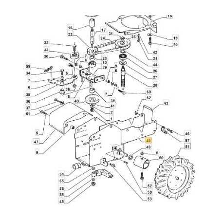 RAHMENSATZ GELB ORIGINAL STIGA - 118800503/0 | NewgardenParts.com