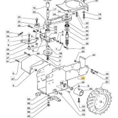 KIT CADRE ORIGINAL ROUGE STIGA - 118800501/0 | NewgardenParts.com