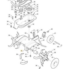 TELAIO INFERIORE ORIGINALE STIGA - 118803002/0 | NewgardenParts.com