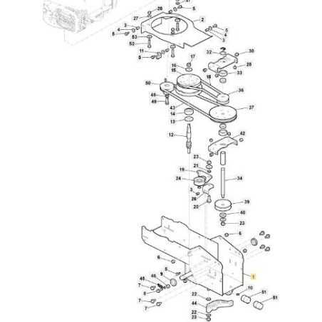 RAHMEN MFL03 GELB STIGA ORIGINAL STIGA - 118850493/0 | NewgardenParts.com