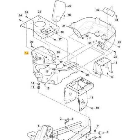 HINTERER VORDERRAHMEN VNG ORIGINAL STIGA - 387800029/1 | NewgardenParts.com