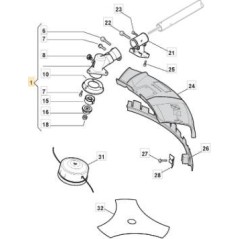 ORIGINAL STIGA GETRIEBEKOPF – 118801370/0 | NewgardenParts.com