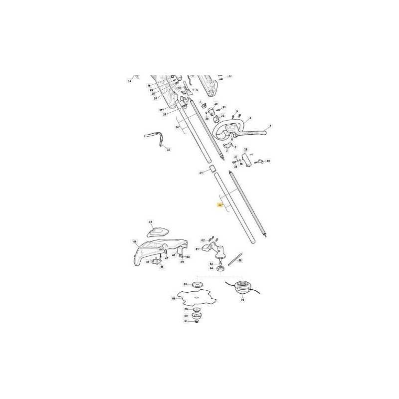 THE COMPONENTS OF THE ORIGINAL STIGA HOSE - 118810348/0