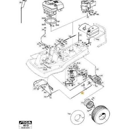 TIRANTES ORIGINALES STIGA - 1134-3146-01 | NewgardenParts.com