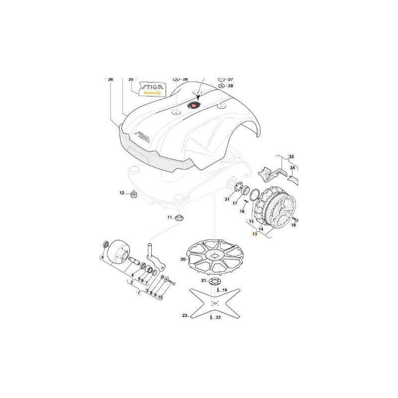 ORIGINAL STIGA 2 tooth sprocket - 1126-9179-01